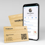 Personalizuota NFC medinė kortelė
