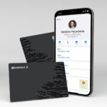 Plastikinė NFC vizitinė kortelė E-vizitinė