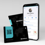 Plastikinė NFC vizitinė kortelė E-vizitinė