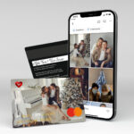 Personalizuota plastikinė NFC prisiminimų kortelė